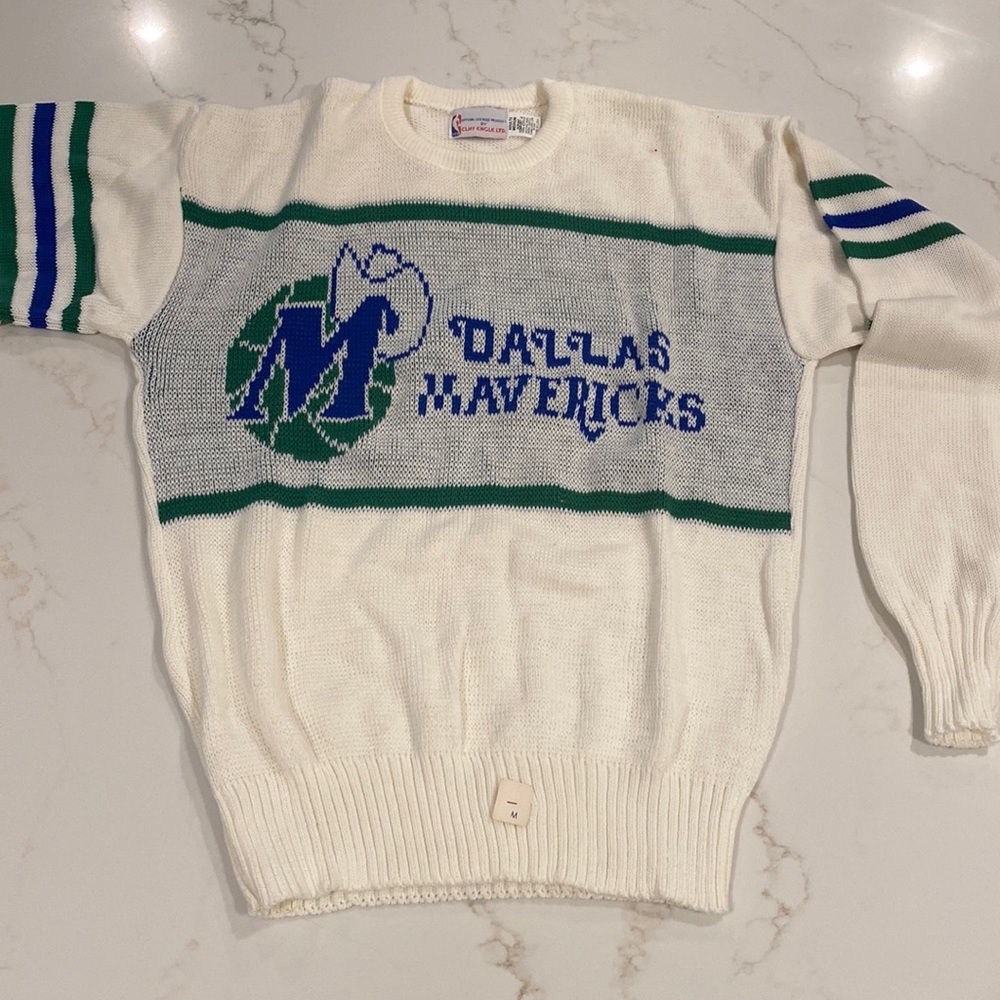 Vintage Cliff Engle NBA Sweater Dallas Mavericks